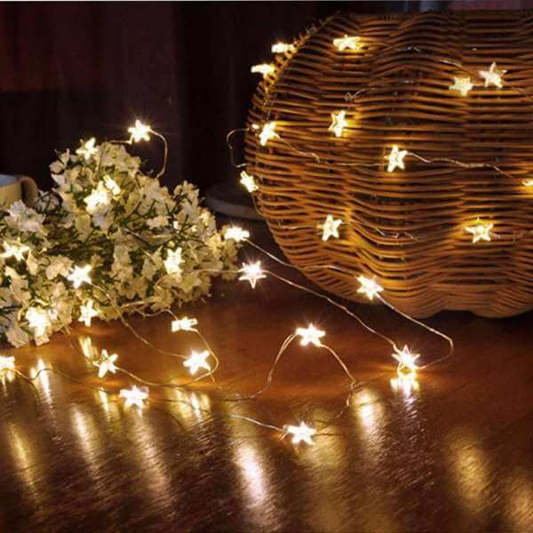 mẫu đèn led dây ngôi sao